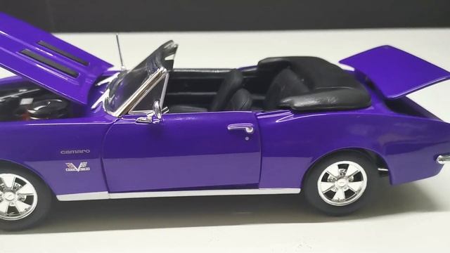 UNBOXING CHEVROLET CAMARO 1967 RS/SS 1/18 AUTO A ESCALA. смотреть онлайн