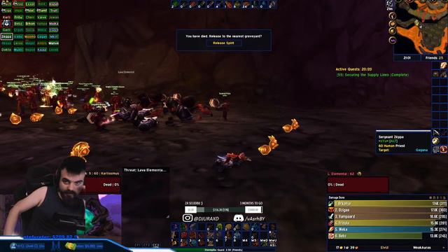 🔴⚠️ WoW: Classic || Molten Core + BWL 2-3 Bossa (Grupa 2 xYu) смотреть онлайн