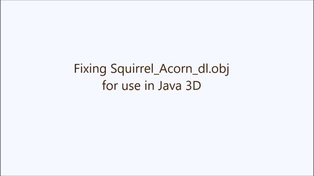 Java 3D: How to Create an Acorn-Eating Squirrel (with Source Code) смотреть онлайн