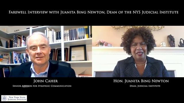 Farewell Interview with the Judicial Institute's Dean Juanita Bing Newton смотреть онлайн