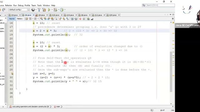 Java Tutorial on Expression Evaluation (enthuware.ocajp.i.v8.2.1040) смотреть онлайн