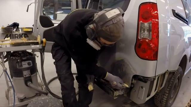 Покраска автомобилей От и до 14 часть рихтовка перед шпатлёвкой смотреть онлайн