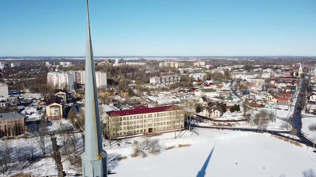 Церковь Петра и Павла /Ярославль/ Аэросъёмка DJI mini2 /Church of Peter and Paul / Yaroslavl Russi смотреть онлайн
