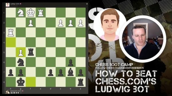 How to Beat Chess.com's Ludwig Bot (1200 rated, center game)