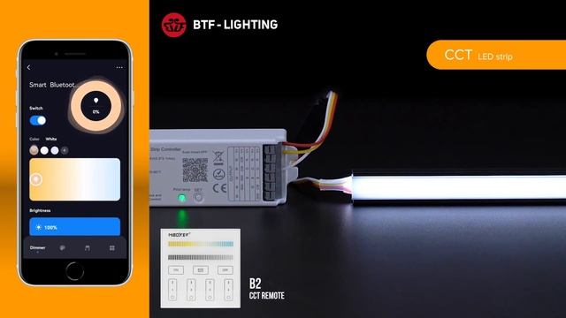 BTF-LIGHTING: LM053,WB5 LED Strip Controller Using Guide смотреть онлайн
