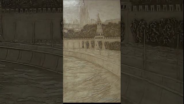 Декоративный барельеф из обычной гипсовой штукатурки и шпаклевки покрытый защитным слоем воска смотреть онлайн