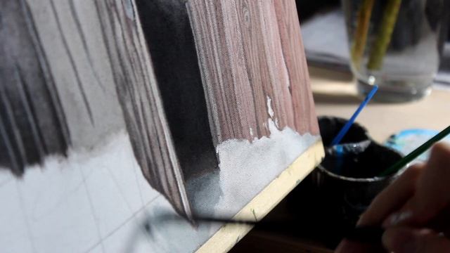 Написание картины- "У страха глаза велики" смотреть онлайн