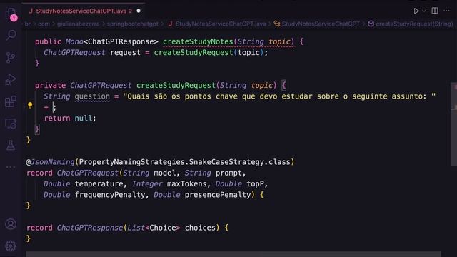 Crie uma API de geração de notas de estudo com Spring Boot e ChatGPT! смотреть онлайн