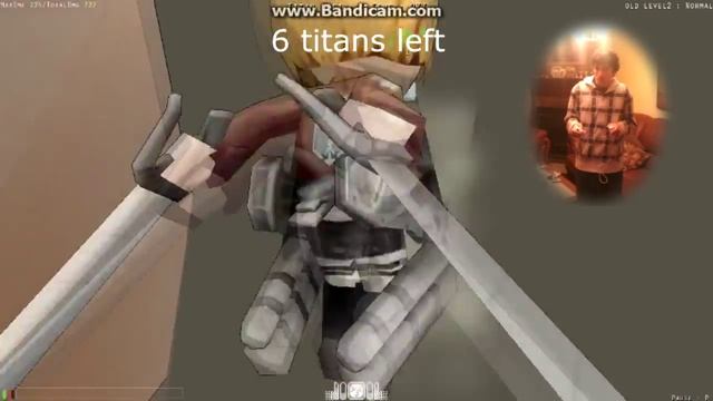 Beating Attack On Titan tribute game with Wii controllers смотреть онлайн