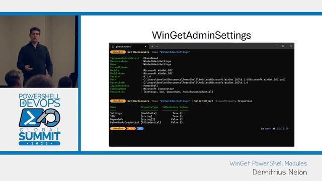 PowerShell Summit 2023: WinGet PowerShell Modules by Demitrius Nelon смотреть онлайн