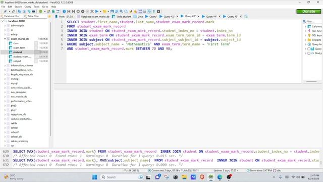 Data Base Task 28 | Use MAX SQL Functions and INNER JOIN | 1st Year | Java Institute смотреть онлайн