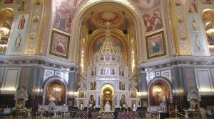 Великая вечерня 7 января 2023, Храм Христа Спасителя, г. Москва