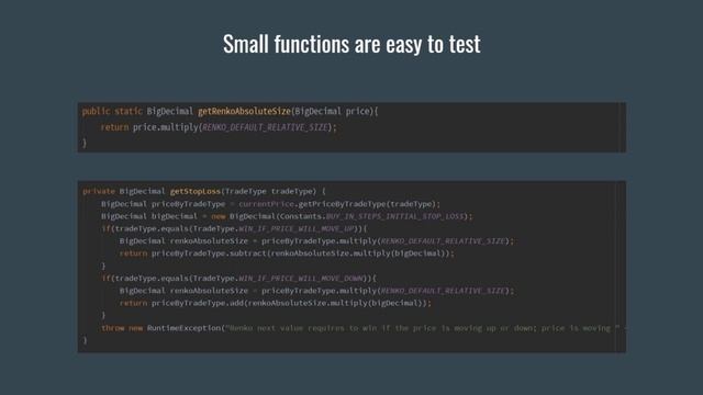 More advantages of small functions | Clean code Small Functions | Java examples смотреть онлайн