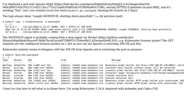 DevOps & SysAdmins: How to tell why Kubernetes liveness probe gets HTTP 503 while logs show 200 OK? смотреть онлайн