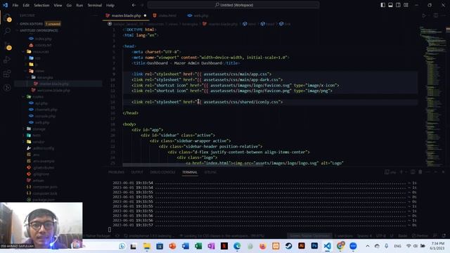 Pertemuan 2 Laravel 10 blade template engine смотреть онлайн