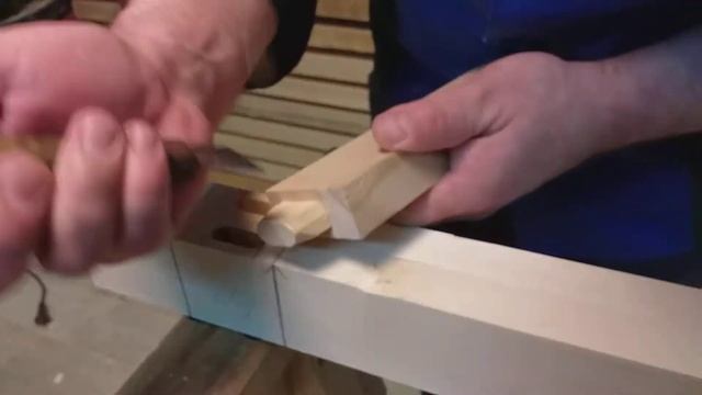 Подгонка шипового соединения.