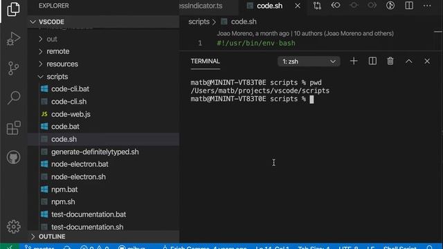 VS Code tips — Open a file from the explorer in the terminal смотреть онлайн