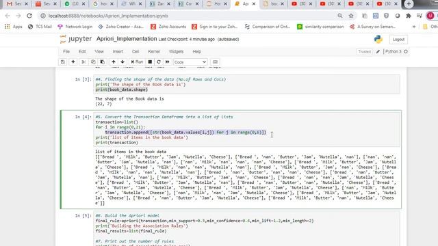 Apriori Algorithm Implementation in Python-Part 1 смотреть онлайн