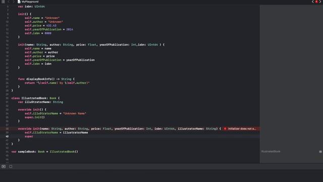 Swift - Part 26, Inheritance and overriding initializers смотреть онлайн