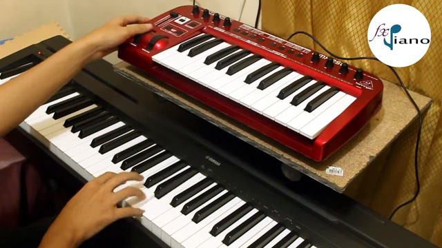 yamaha p-35 digital piano with Behringer UMX 250 alongside use DEMO смотреть онлайн