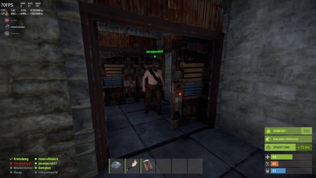 Rust Video, Guitar Playing by Friend...Random Vid. смотреть онлайн