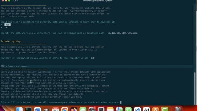 MDos Kubernetes - Installation смотреть онлайн