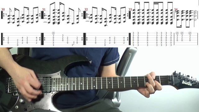 AC DC Back In Black 13 Best Riff With Tabs | 40th Anniversary смотреть онлайн