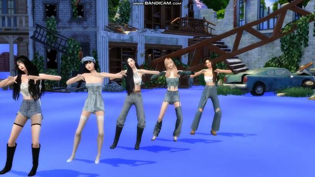 [sims 4 dance animation] LE SSERAFIM - ANTIFRAGILE смотреть онлайн
