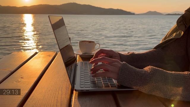 STUDY WITH ME ?? calm lo-fi music & deep focus, flow state / countdown, 1-hour real time смотреть онлайн