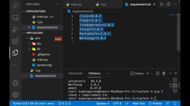 #16 Virtual Environment in Python смотреть онлайн
