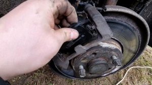 Ауди A6 C7 замена задних колодака с электро ручником без компа