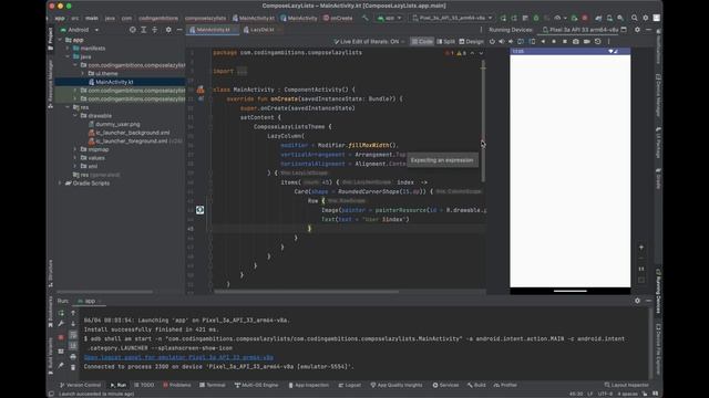 Lazy Lists in Jetpack Compose Made Easy | Understanding LazyRow and LazyColumn In Jetpack Compose смотреть онлайн