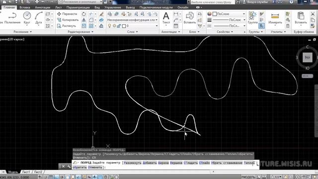 AutoCad 2013.06 Создание и редактирование полилиний смотреть онлайн