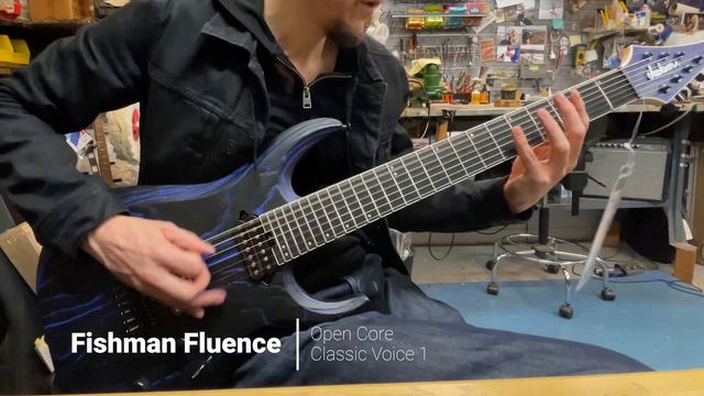 Fishman Fluence VS EMG Seven String Shootout | Open Core And Modern, EMG 81-7, EMG 57-7