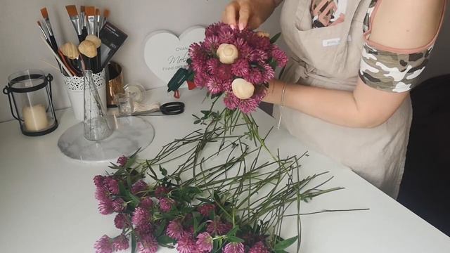 Полевой букет из клевера.Field spiral bouquet смотреть онлайн