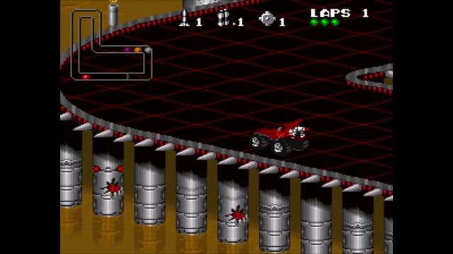 Rock N' Roll Racing на Super NES