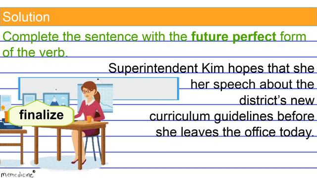 (Grade 8 Homeschool) ACT®│ Future Perfect Tense (Past Participle)│ ACT® Foundations Question 19 смотреть онлайн