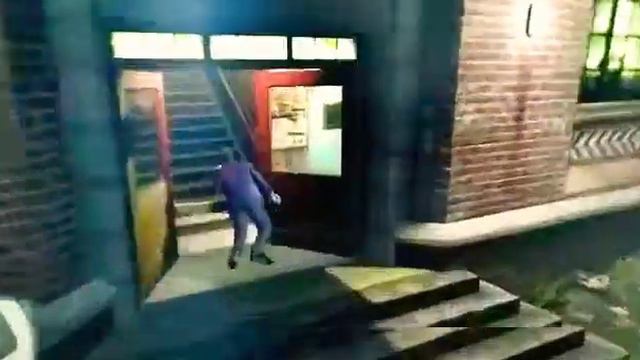 GTA 5 Батя заходит в здание смотреть онлайн