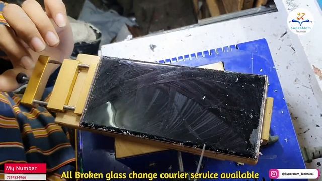 Samsung Note 20 Ultra 5G Broken Glass Restoration || Note 20 Ultra Front Glass Change смотреть онлайн
