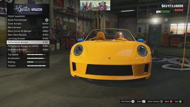 GTA Online Comet S2 Cabrio Customization Gameplay (GTA 5 The Contract DLC) смотреть онлайн
