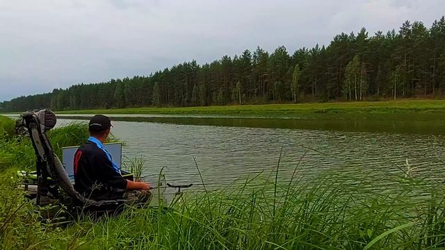 Рыбалка на Вилейском водохранилище. Ловля плотвы фидером. Р смотреть онлайн
