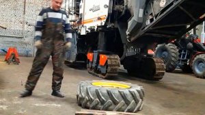 МТЗ 82п!!! ?прокол колеса передние. Правильная разборка и зборка колеса.???