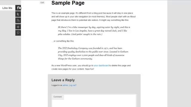 Insert Social Buttons In WordPress Themes смотреть онлайн