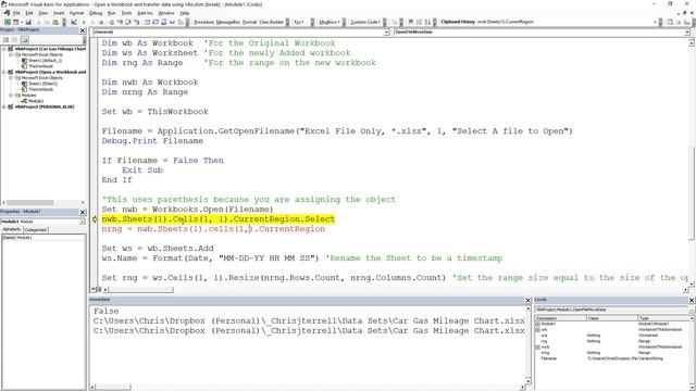 Open a Workbook and Transfer Data to a New Sheet in Excel VBA - CODE INCLUDED смотреть онлайн