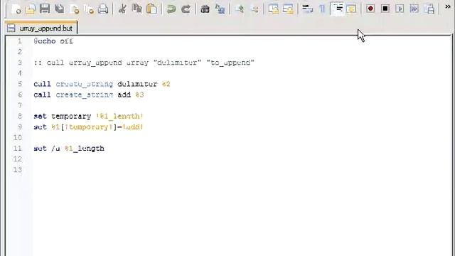 Batch 85 Array Append смотреть онлайн
