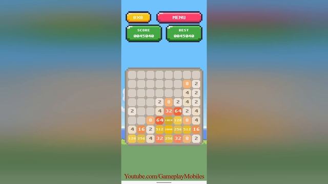 2048 game - 2048 with bit - Gameplay Walkthrough смотреть онлайн