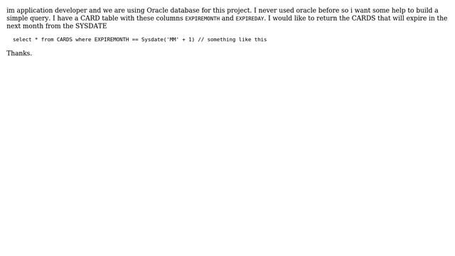 Databases: Compare sysdate month with a column data смотреть онлайн