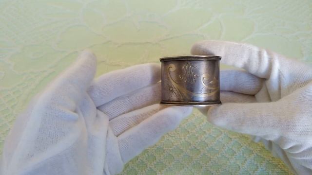 Сколько стоит царское серебро. 84 проба. Кольца для салфеток. смотреть онлайн