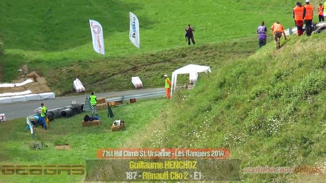 Renault Clio 2 - Guillaume HENCHOZ - HILL CLIMB - 2014 - St. Ursanne-les Rangiers смотреть онлайн