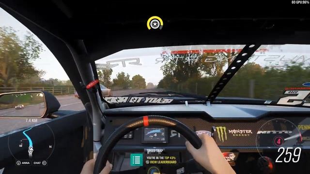 Forza Horizon 4 - 2018 Ford 25 Mustang RTR - Car Show Speed Jump Crash Test . 1440p 60fps. смотреть онлайн